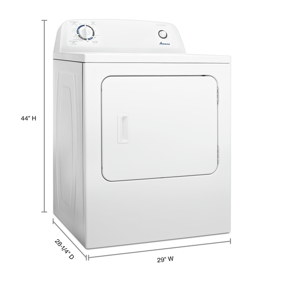 Amana® 6.5 cu. ft. Gas Dryer with Wrinkle Prevent Option NGD4655EW