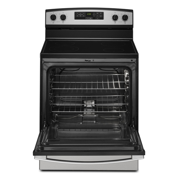 Amana® 30-inch Amana® Electric Range with Extra-Large Oven Window YAER6603SMS