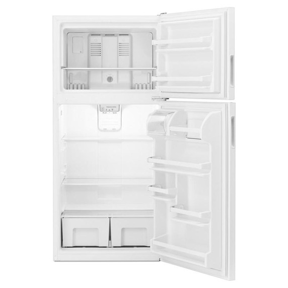 Amana® 18 cu. ft. Top-Freezer Refrigerator with Electronic Temperature Controls ART318FFDW
