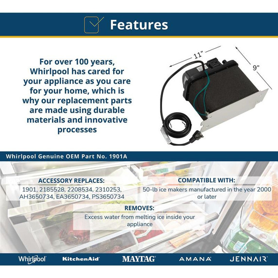 Ice Machine Drain Pump Kit 1901A