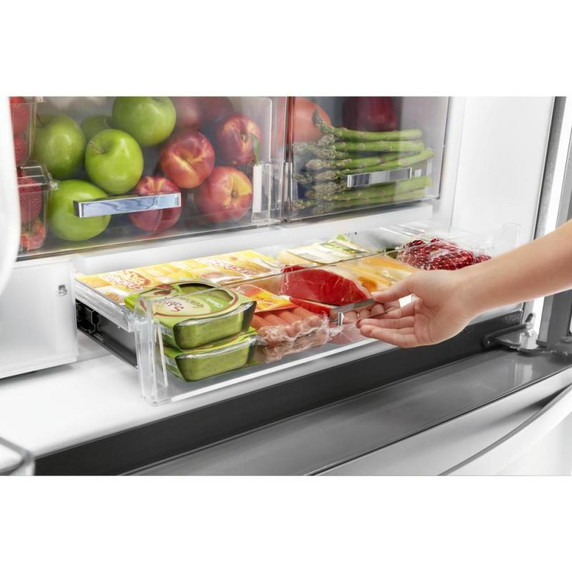 Whirlpool® 36-inch Wide Counter Depth French Door Refrigerator - 24 cu. ft. WRF954CIHB