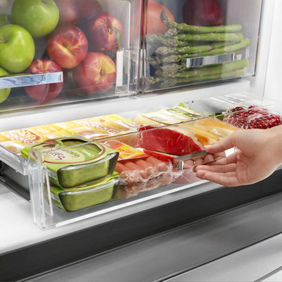 Whirlpool® 36-inch Wide Counter Depth French Door Refrigerator - 24 cu. ft. WRF954CIHB