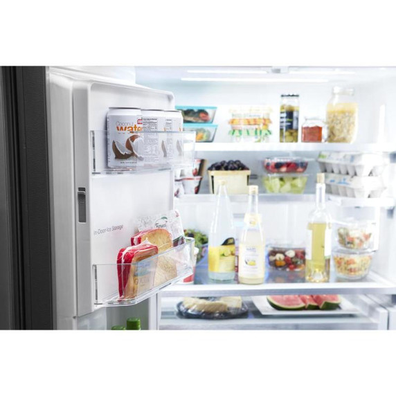 Whirlpool® 36-inch Wide Counter Depth French Door Refrigerator - 24 cu. ft. WRF954CIHB