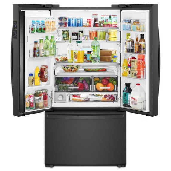 Whirlpool® 36-inch Wide Counter Depth French Door Refrigerator - 24 cu. ft. WRF954CIHB