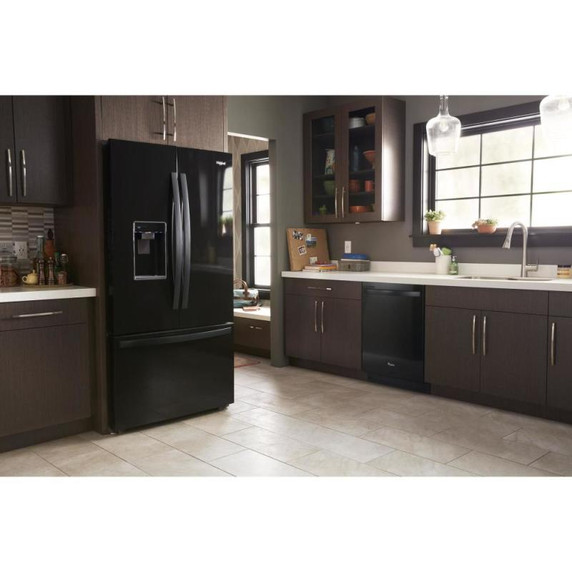 Whirlpool® 36-inch Wide Counter Depth French Door Refrigerator - 24 cu. ft. WRF954CIHB