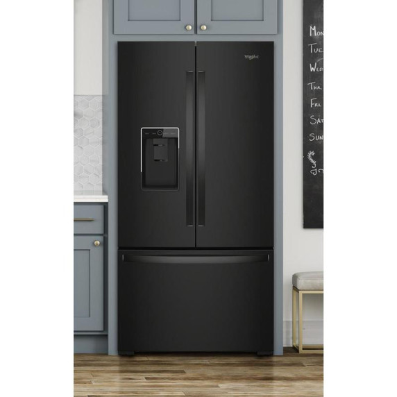 Whirlpool® 36-inch Wide Counter Depth French Door Refrigerator - 24 cu. ft. WRF954CIHB