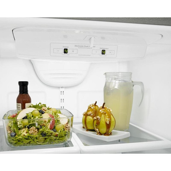 Amana® 29-inch Wide Amana® Bottom-Freezer Refrigerator with EasyFreezer™ Pull-Out Drawer -- 18 cu. ft. Capacity ABB1924BRM