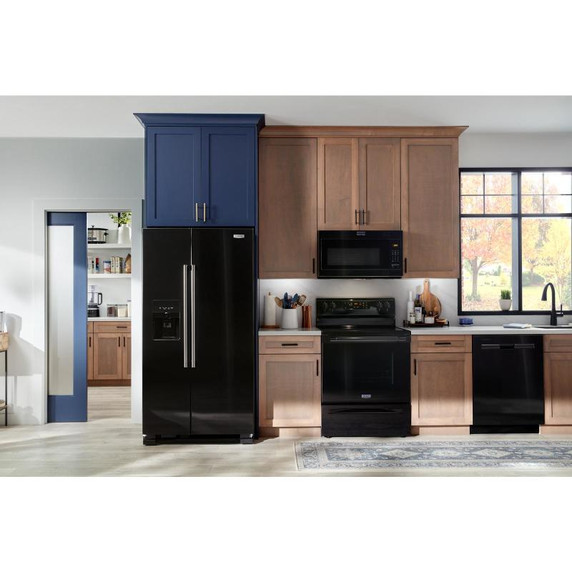Maytag® 36-Inch Wide Side-by-Side Refrigerator - 25 Cu. Ft. MRSF4036PB Maytag® 36-Inch Wide Side-by-Side Refrigerator - 25 Cu. Ft. MRSF4036PB