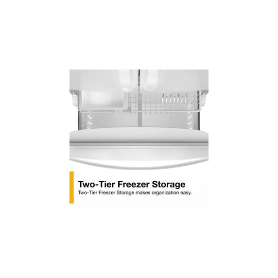 Whirlpool® 36-Inch Wide Counter-Depth French Door Bottom Mount Refrigerator - 20 cu. ft. WRFC2036RW