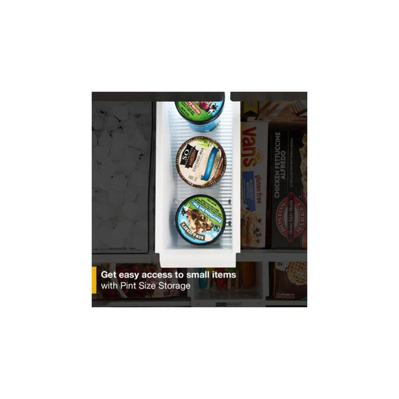 Whirlpool® 36-Inch French Door Refrigerator with Interior Water Dispenser - 31 cu. ft. WRFF3336SW