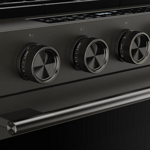 Kitchenaid® 5.0 Cu. Ft. Smart Slide-in Gas Range with Convection Cooking Modes and 2-in-1 Burner KSGS530SBE