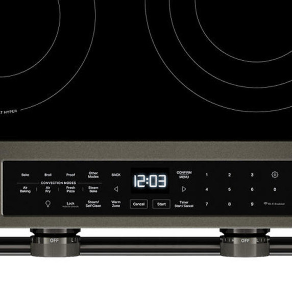 Kitchenaid® 5.3 Cu. Ft. Slide-in Electric Range with Two Even-Heat™ Hyper Elements and Convection Cooking Modes YKSES530SBE