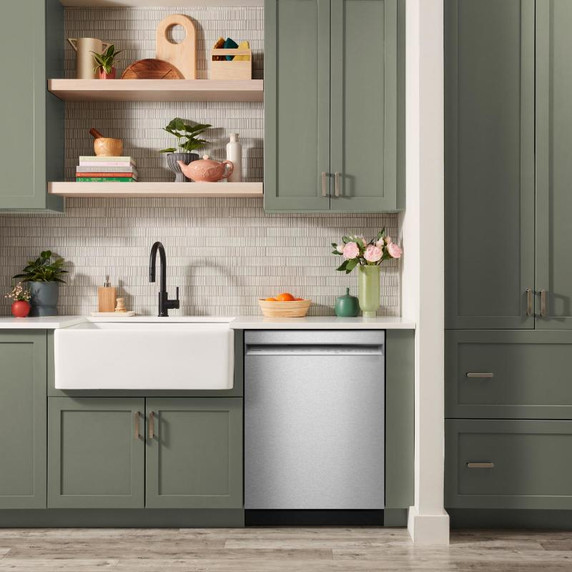 Kitchenaid® Third Level Utensil Rack Dishwasher with 30+ Total Wash Jets in PrintShield™ Finish, 47 dBA KDFS224SPS