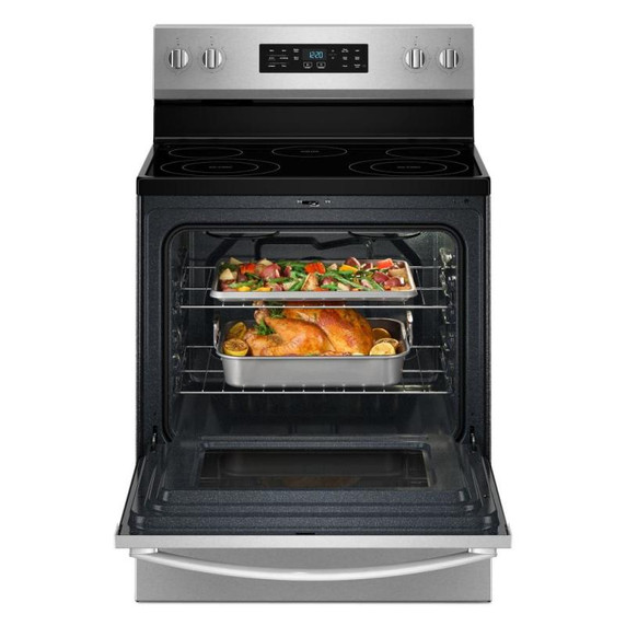 Whirlpool® 30-inch Electric Range with Fan Convection Air Cooking Technology YWFES4530SZ