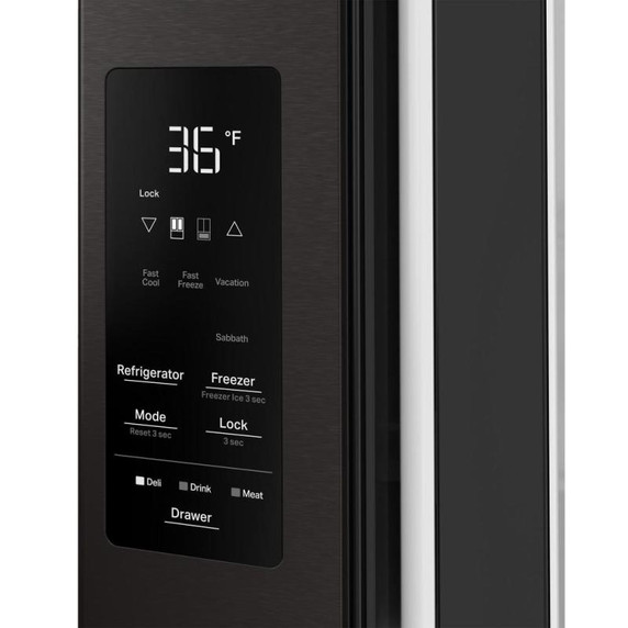 Whirlpool® 29 Cu. Ft. Family-Sized Capacity French door refrigerator with Flexible Temperature Drawer WRMF3536SV