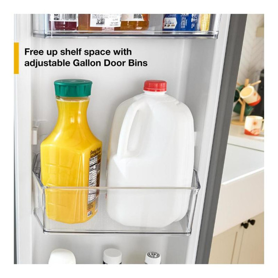 Whirlpool® 30 Cu. Ft. Family-Sized Capacity French door refrigerator with Flexible Tempearture Drawer WRMF3336SZ