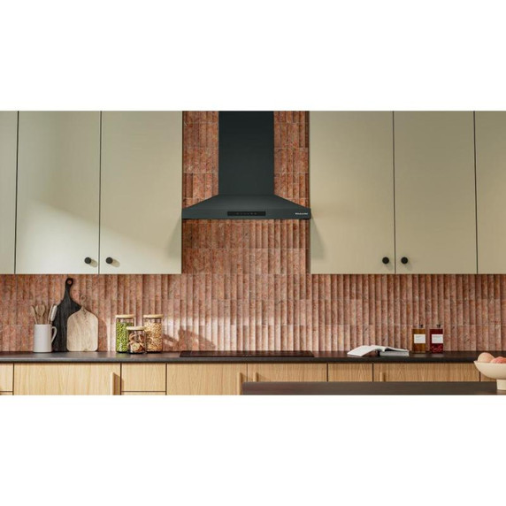 KitchenAid® 30-inch Wall-Mount, 4-Speed Canopy Hood KVWC730SJP