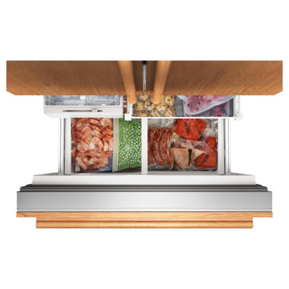 Kitchenaid® 22 Cu. Ft. 36-Inch Panel-Ready Counter-Depth French Door Refrigerator with Internal Water Dispenser KRFC136TPA