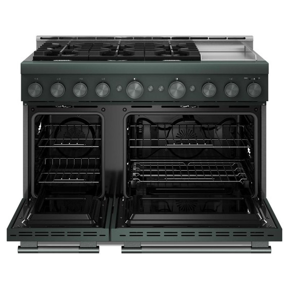 KitchenAid® 48-Inch 6 Burner Commercial-Style Gas Range with Griddle KFGD948SJP