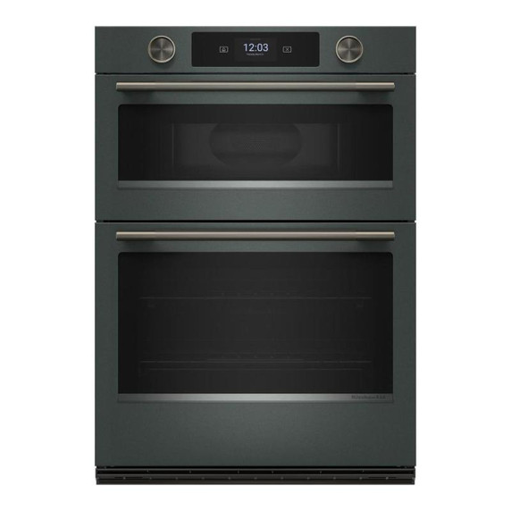 Kitchenaid® 30-inch Smart Electric Combo Wall Oven with Intelligent Cooking Camera - Juniper KOEC930SJP