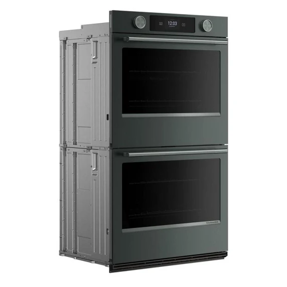 Kitchenaid® 30-inch Smart Electric Double Wall Oven with Intelligent Cooking Camera - Juniper KOED930SJP