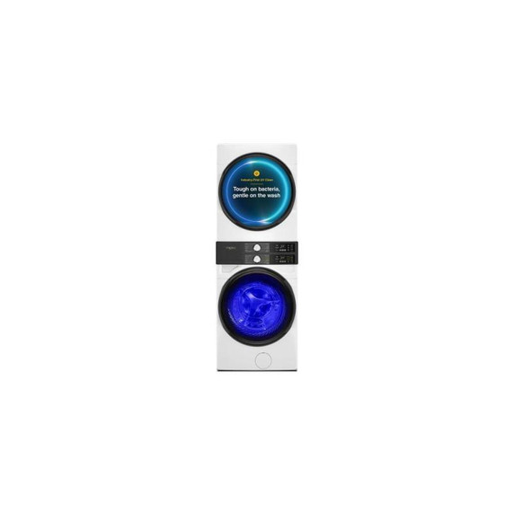 Whirlpool® Smart ENERGY STAR® Front Load Laundry Tower 5.2 cu. ft. Washer & 7.4 cu. ft. Electric Dryer with UV Clean Technology and FreshFlow™ Vent System YWEF5727TW
