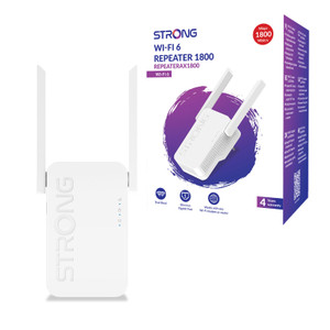 Strong AX1800 WI-FI Range Extender/Repeater | 'REPEATERAX1800UK' Strong AX1800 WI-FI Range Extender/Repeater | 'REPEATERAX1800UK'