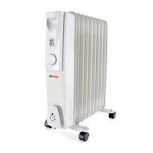 StayWarm 2000w 9 Fin Oil Radiator - Grey StayWarm 2000w 9 Fin Oil Radiator - Grey