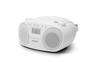 Roberts Zoombox FM / AM & CD Player Boombox | 'White' Roberts Zoombox FM / AM & CD Player Boombox | 'White'