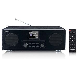 Lenco DAB+ FM Radio With CD player & Bluetooth | Black | 'DAR-061BK' Lenco DAB+ FM Radio With CD player & Bluetooth | Black | 'DAR-061BK'