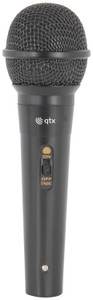 QTX Dynamic Microphone | Black | 'DM11B' QTX Dynamic Microphone | Black | 'DM11B'