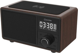 AV:Link Fusion Bluetooth Speaker with Clock Radio and Wireless Charging Plate AV:Link Fusion Bluetooth Speaker with Clock Radio and Wireless Charging Plate