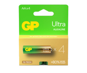 AA 4pk | Alkaline | GP Ultra AA 4pk | Alkaline | GP Ultra