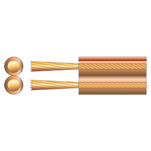 Heavy Duty Transparent Speaker Cable | 2x80 Strand | Per Metre Heavy Duty Transparent Speaker Cable | 2x80 Strand | Per Metre