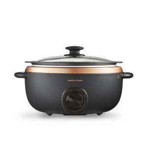 Morphy Richards Sear and Stew Slow Cooker 6.5L | Rose Gold | '461016'