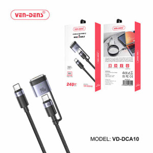 Ven-Dens VD-DCA10 2M Type-C to Type-C Charger Cable