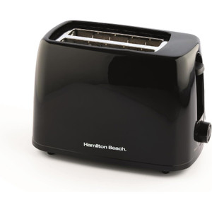 Hamilton Beach Essential 2 Slice Plastic Toaster | Black | HB1116B