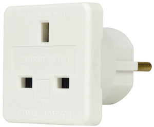 UK to Europe Travel Adapter UK to Europe Travel Adapter