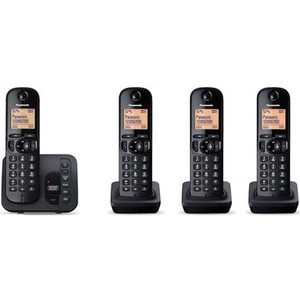 Digital Cordless Telephone | Quad | Answering Machine | 'KXTGC224EB' Digital Cordless Telephone | Quad | Answering Machine | 'KXTGC224EB'