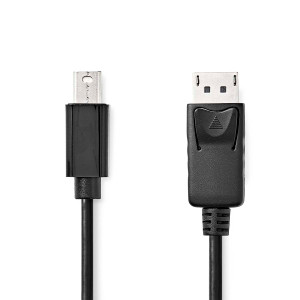 Mini DisplayPort Male To DisplayPort Male | Connection Cable | 2m Mini DisplayPort Male To DisplayPort Male | Connection Cable | 2m