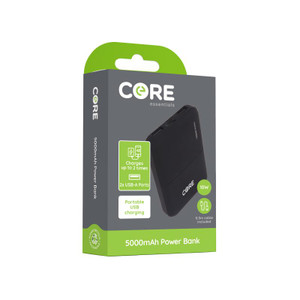 Core 5,000mAh Fast Charge Power Bank Core 5,000mAh Fast Charge Power Bank