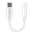 Groov-E Audio Adapter USB-C to 3.5mm Female AUX Adapter 10CM - White Groov-E Audio Adapter USB-C to 3.5mm Female AUX Adapter 10CM - White
