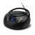 Groov-e DAB Boombox Portable CD Player with DAB/FM Radio | Black | 'GVPS763BK'