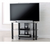 Classic Curve TV Stand | 1000mm | Black Glass