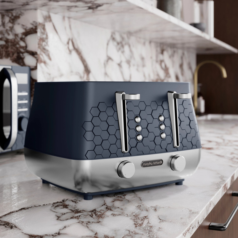 Morphy Richards Cassini 4-Slice Toaster Outer Space | Blue | '243021'