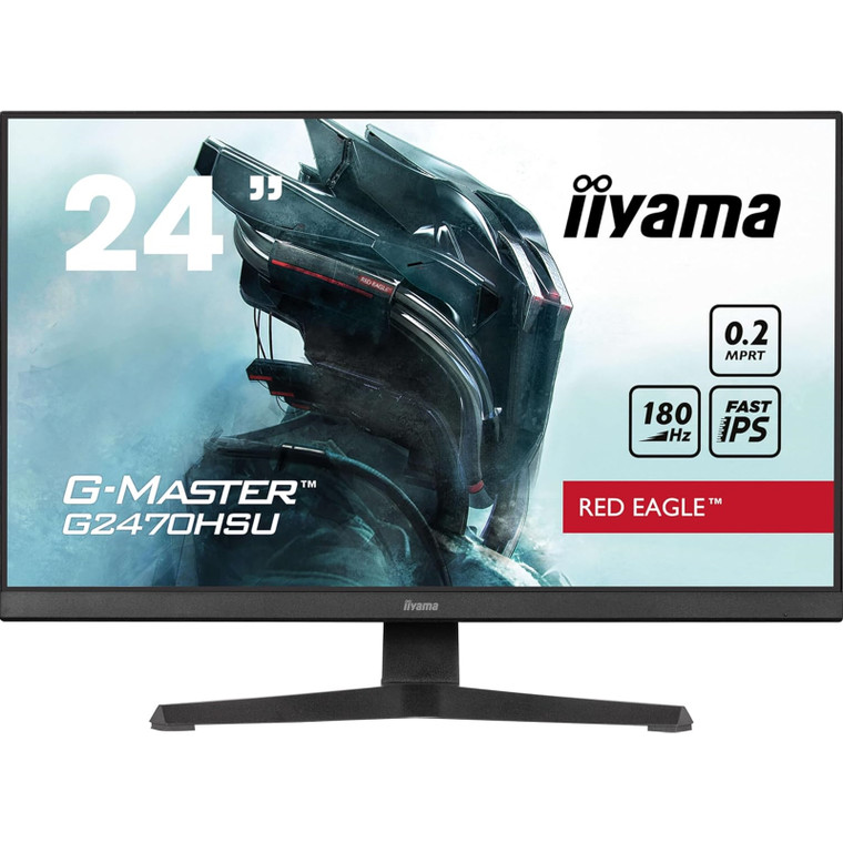 iiyama G-MASTER 24" Gaming Monitor | 180Hz | 0.2ms | 'G2470HSU' iiyama G-MASTER 24" Gaming Monitor | 180Hz | 0.2ms | 'G2470HSU'