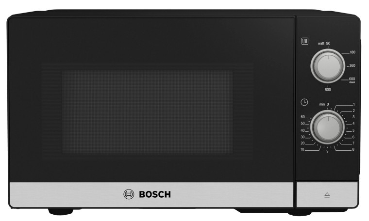 Bosch 20 Litres Series 2 Single Microwave | Black/Steel | 'FFL020MS2B'