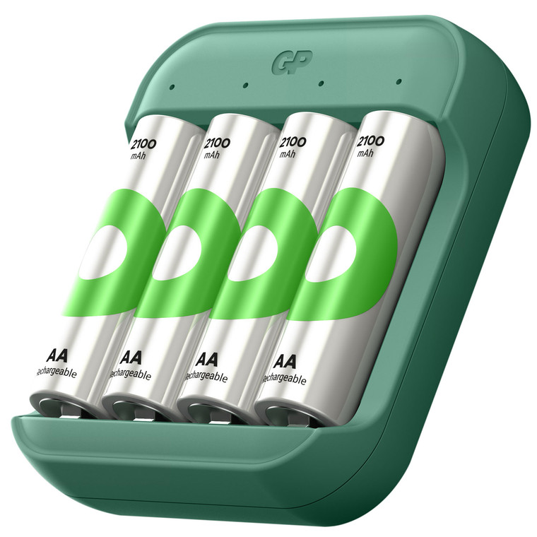 GP Recyko USB Charger with 4 Recyko 2100 AA | 'B423'