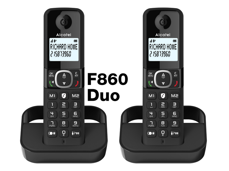 Alcatel Digital Cordless Phone Twin with Nuisance Block | F860 Duo