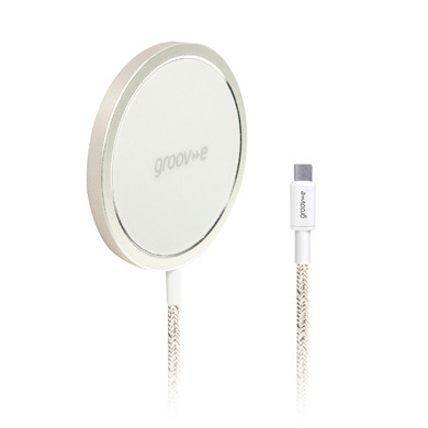 Groov-e Magnetic Wireless Charger 15W | GVMA141WE